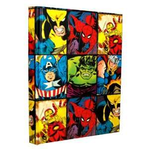  Marvel Comics Super Hero Lineup Panels Hard Cover Diary 