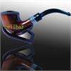 Wooden Smoking Tobacco Pipe +Stand+Pouch Clasic a new  