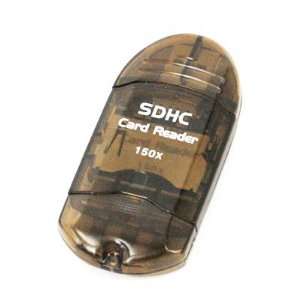  SDHC Card Reader (Smoke)   Compatible with Sony, SanDisk 