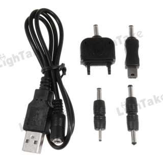   Charger With Flashlight for Mobile Cell Phone PDA Camera MP4  