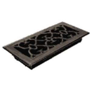   RU410SPT0B R 4 Inch by 10 Inch Oil Rubbed Bronze Plated Floor Diffuser