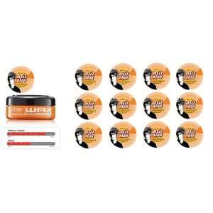  Hair Styling Wax Tough & Shine 75g. (Pack Of 12) Beauty