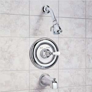Bundle 17 Hampton Bath Tub and Shower Faucet with Metal Lever Handle 