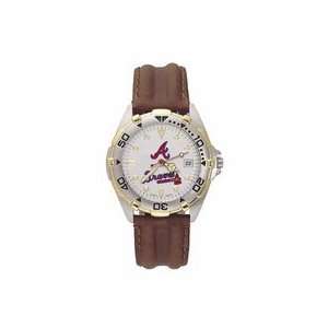  Atlanta Braves Mens MLB All Star Watch (Leather Band) Jewelry