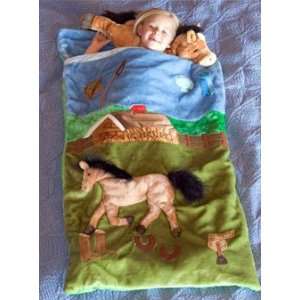  Plush Horse Sleeping Bag 
