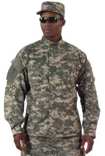   Camouflage Military Tactical Camo Army Combat Uniform RipStop Shirt