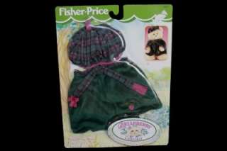 Briarberry Bear Green Cape & Hat Velour Outfit NIP VHTF  