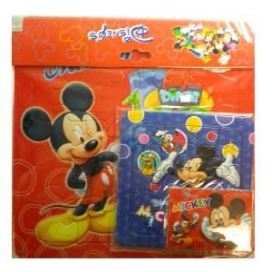  Mickey Mouse 3 Piece Puzzle Set with Mini Memo Pad Toys & Games