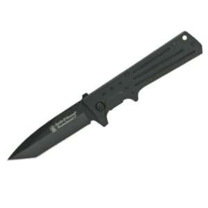 Smith & Wesson Knives HS1T Black Standard Edge Tanto Point Homeland 