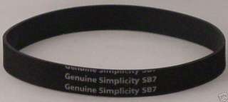 SIMPLICITY Vacuum Belt for 7000 Series Upright 4 pk  