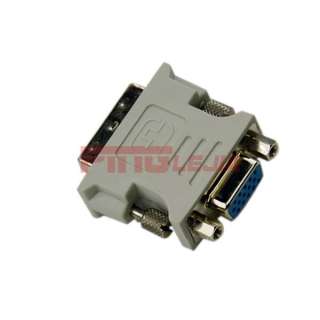 DVI DVI D 24+1 Pin Male to VGA Female M F Video Adaptor Converter High 