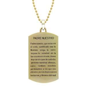   Tog Dag with Gods Prayer (Spanish) and Gold Plating, 22 Jewelry