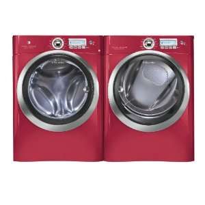   Steam Front Load Washer and Steam ELECTRIC 8.0 Cu Ft Dryer Set