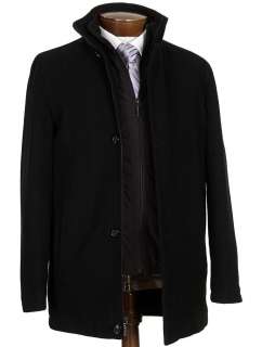 WEATHERPROOF 2 in 1 Zip Button Front Wool Jacket Large  