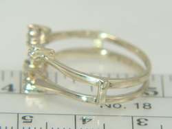 14K Yellow Gold Diamond Ring Enhancer Wrap Guard  