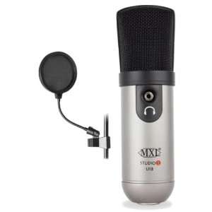  MXL Studio 1 Red Dot USB Condenser Microphone Bundle with 