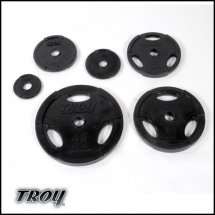 Troy Barbell olympic 300 lb rubber weight set weights  
