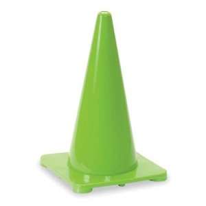  Colored Traffic Cones Safety Cone,Green,18 In,Poly,1.5 Lbs 