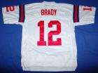  Brady #12 50th Anniversary Season NFL Equipment Reebok ONFIELD Jersey