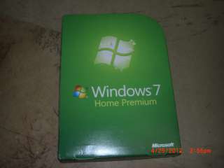 Microsoft Windows 7 Home Premium GFC 00019 Registration Status Unknown 