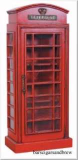   PHONE Booth London WINE old cast iron Furniture Cabinet england  