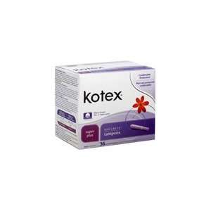  Kotex Security Tampons Super Plus Absorbency, 36 count 