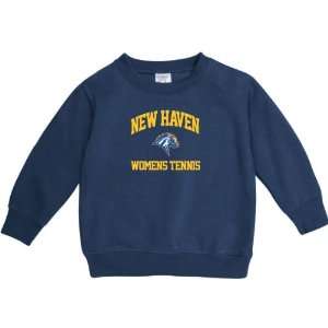   Haven Chargers Navy Toddler Womens Tennis Arch Crewneck Sweatshirt