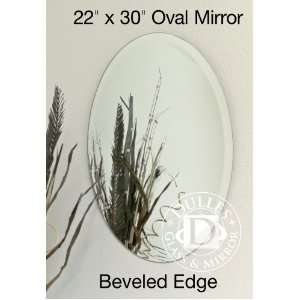   Mirror Oval Shape, 22 x 30, 1/4 Thick Glass Mirror