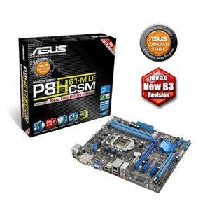 Asus P8H61 M LE Desktop Motherboard   Intel   Socket H2 LGA 1155