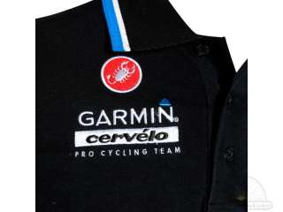 Castelli Garmin Cervelo Mens Team Polo Shirt Large NEW 844615084969 