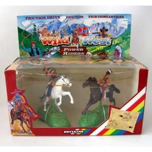    Britains Friction Drive Wild West Indian Horse Riders Toys & Games