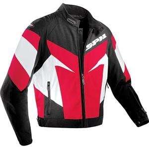  SPIDI TRACKSTER TEXTILE JACKET (X LARGE) (BLACK/RED 