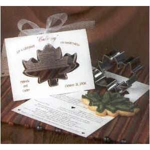  Cookie Cutter Leaf (24 per order) Wedding Favors Kitchen 