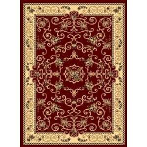  Rugs America New Vision Souvanerie Red 207 RED   2 x 2 