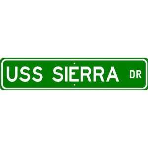  USS SIERRA AD 18 Street Sign   Navy