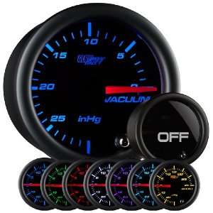  GlowShift Tinted 7 Color Vacuum Gauge Automotive