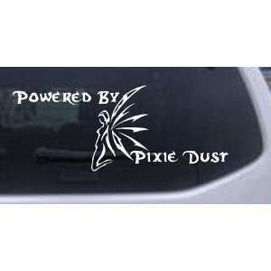   Pixie Dust Car Window Wall Laptop Decal Sticker    White 44in X 17.1in